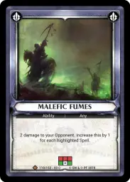 Malefic Fumes - Foil